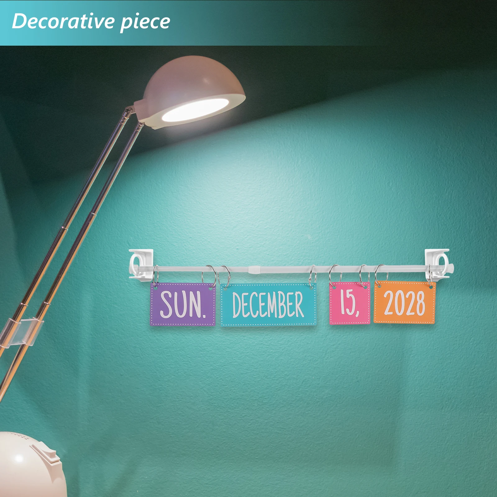 

Флип-календарь, набор досок объявлений, календарь 2024-2028, классный регулируемый держатель, карты даты, образовательный дисплей