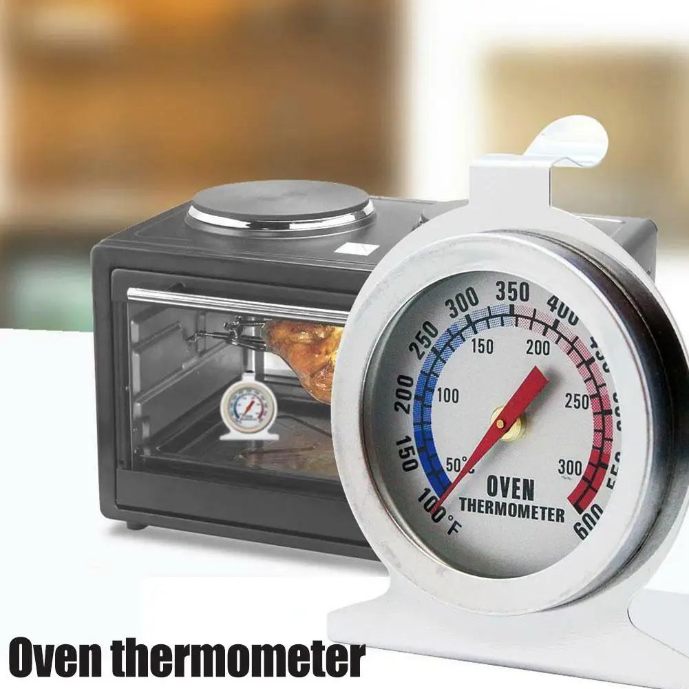 Mini Stainless Steel Thermometer for Barbecue And Oven Cooking Temperature Range 50-300℃/100℉-600℉ Home Kitchen Cookware