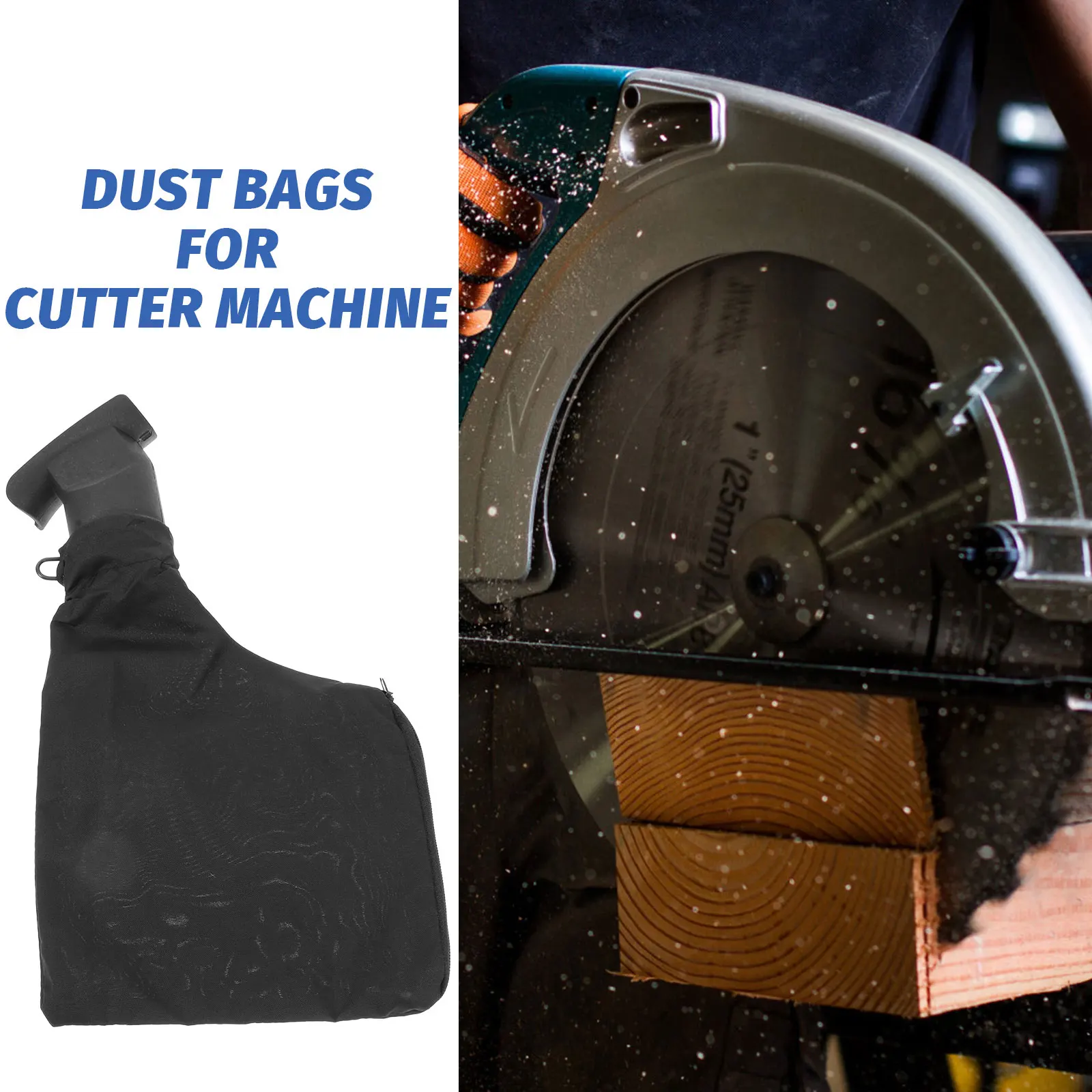 

1 set 10 Inch Dust Collection for Aluminum Machine 255 Fabric Bag Bendable Outlet Workshop Cleaner Bags Home Office Hotel Use