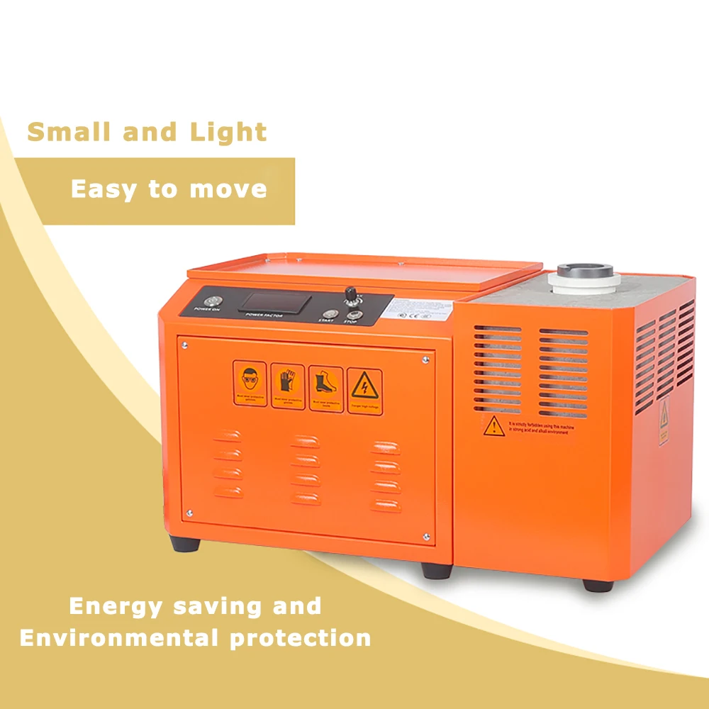 Mini Melting Machine Small Medium Frequency Induction Melting Furnace Fast Heating Sustainable Work