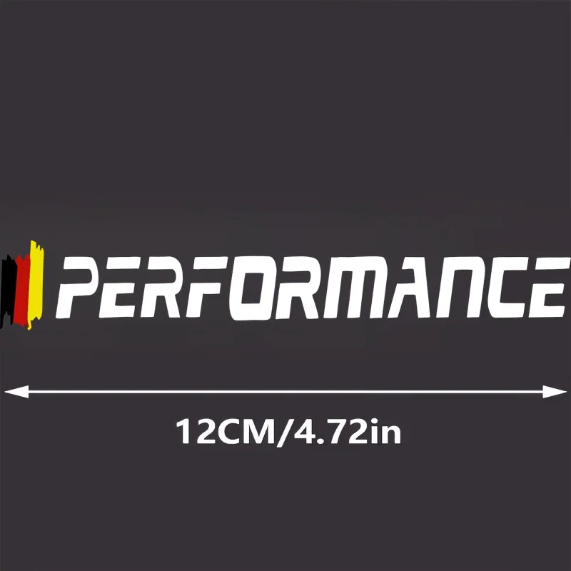 Set of Performance German Stripe Car Wiper Decorative Stickers | Car Decorative Decals, Body Scratch Protection Cover