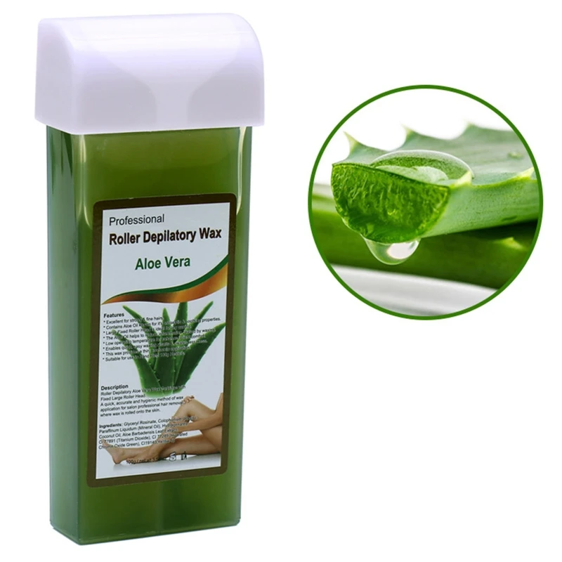 100g cera depilatoria delicata Non irritante crema depilatoria calda cartuccia di cera cera d'api Warmer ceretta per donna uomo Dropshipping