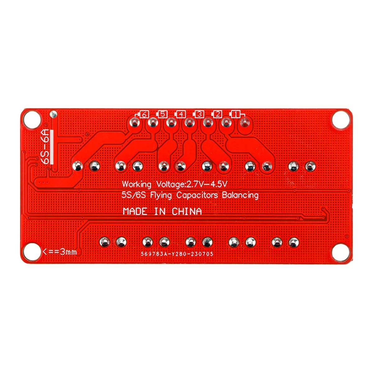 Papan Equalizer 3S modul Li-Ion fosfat Lithium Titanate 6A modul aktif baterai Lithium arus tinggi 3S6A