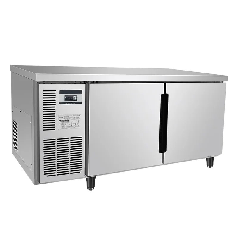 Hot Selling 500L 1.8m Commercial Stainless Steel Milk Tea Bar Refrigerator Electric Portable Hotel Water Bar Counter Compressor