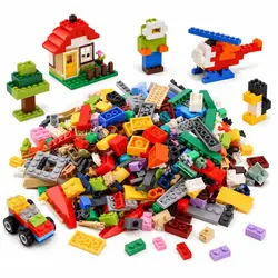 Random Bulk Building Blocks City Creative DIY Assembly Bricks Model Figures Variety Styles Educational Kids Toy Compatible Brand