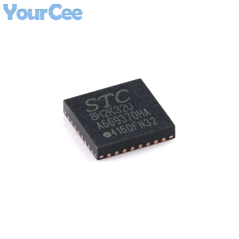 20Pcs/5Pcs STC8H2K32U-45I-QFN32 STC8H2K32U-45I STC8H2K32U 8H2K32U High Speed 8051 Core 1T Microprocessor MCU Chip
