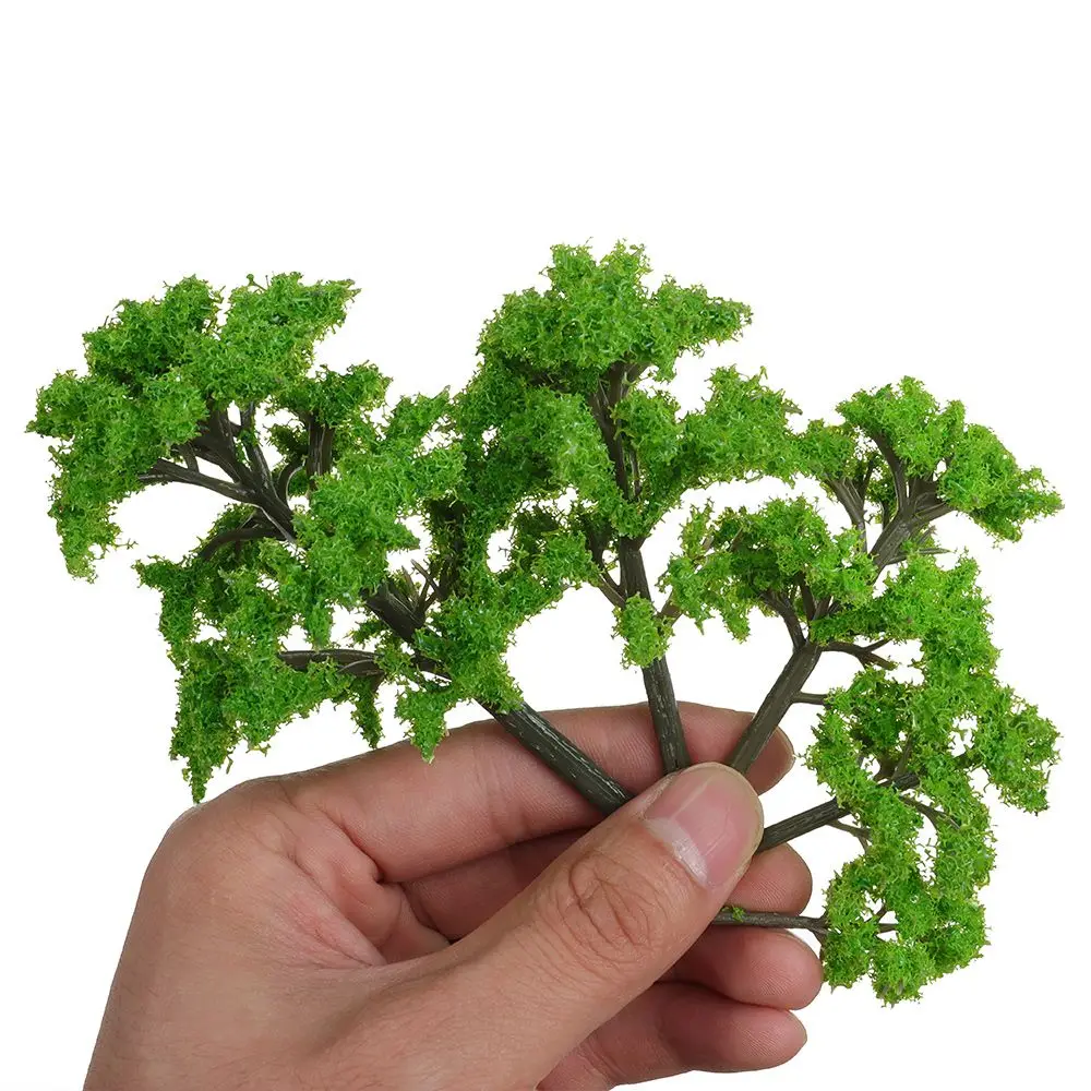 10/20pcs  Architecture Scale Building Supplies Micro Landscape Plastic Model Train Material Model Sand Table Banyan Tree