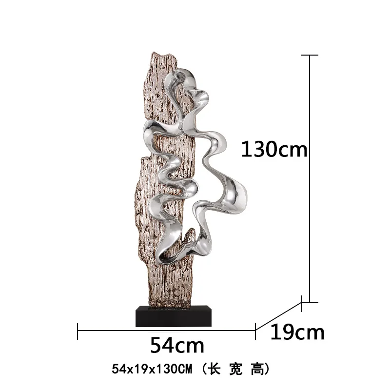 For European Style Creative Model House Villa New House KTV Club Lobby Handicrafts Large Floor Ornament
