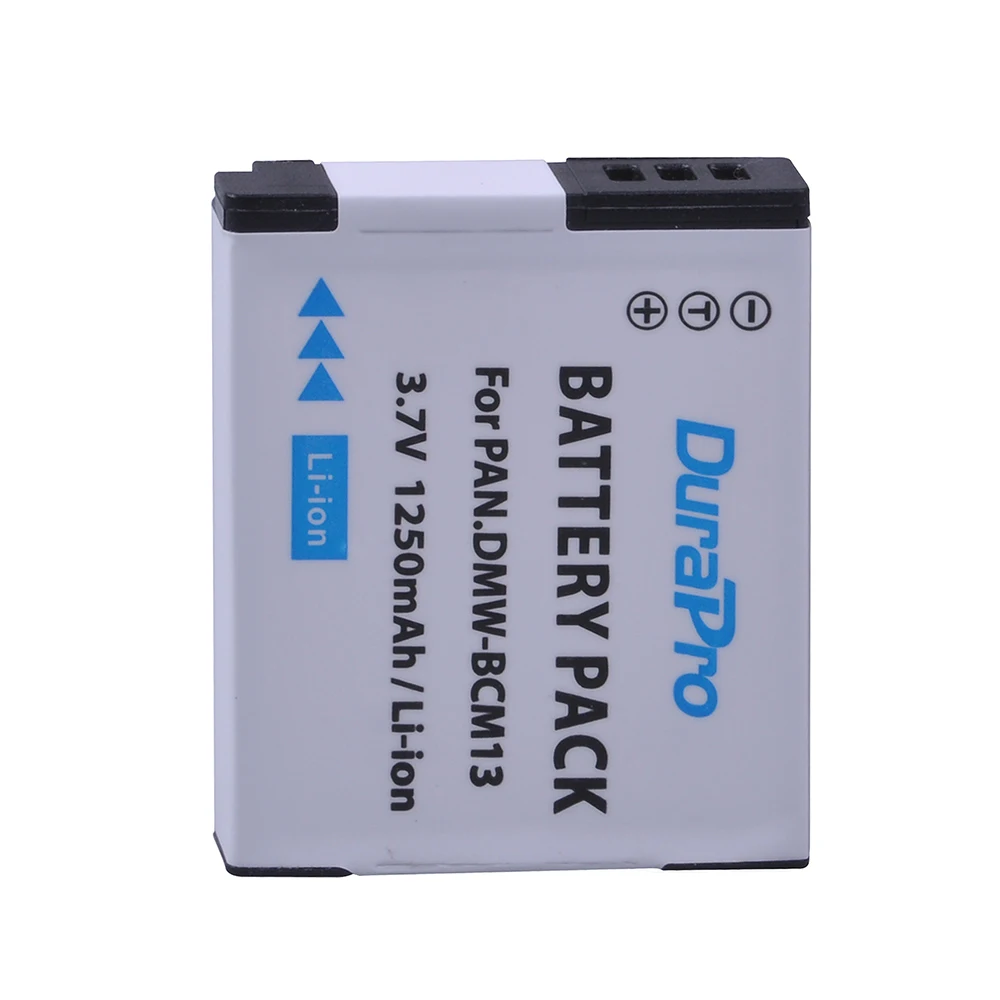1250mAh DMW-BCM13 DMW-BCM13E Batterie für Panasonic Lumix DMC-TZ41 TZ70 DMC-FT5 DMC-TZ60 DMC-TS6 DMC-ZS27 DMC-ZS30 DMC-ZS35