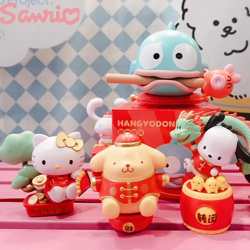 

Hot Sale Spot Goods Sanrio Kuromi New Year Series Lucky Cute Toy Ornaments Anime Figures Models Doll Desktop Girl Toy Kid Gifts