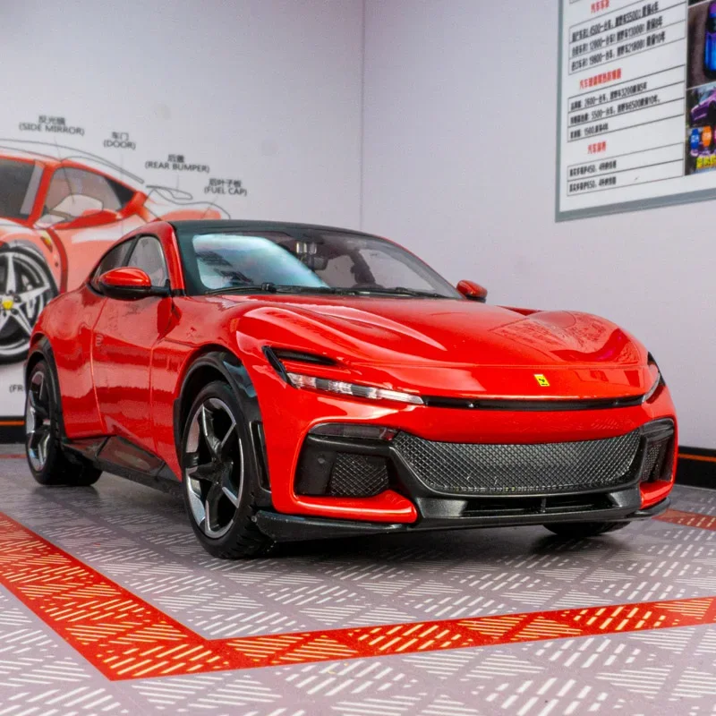 

1:32 Purosangues FUV SUV Alloy Sports Car Model Diecast Metal Racing Car Vehicles Model Simulation Sound and Light Kids Toy Gift