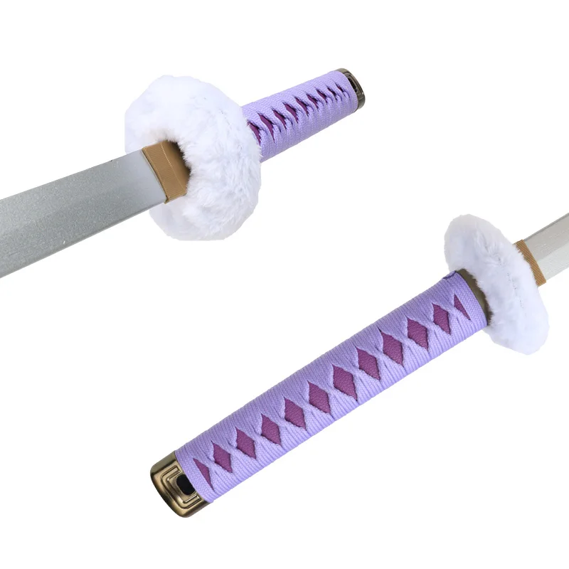 Roronoa Zoro Katana 80cm/31.5" Role-playing Weapons Props Trafalgar Law Purple Anime Character Sword Halloween Gifts