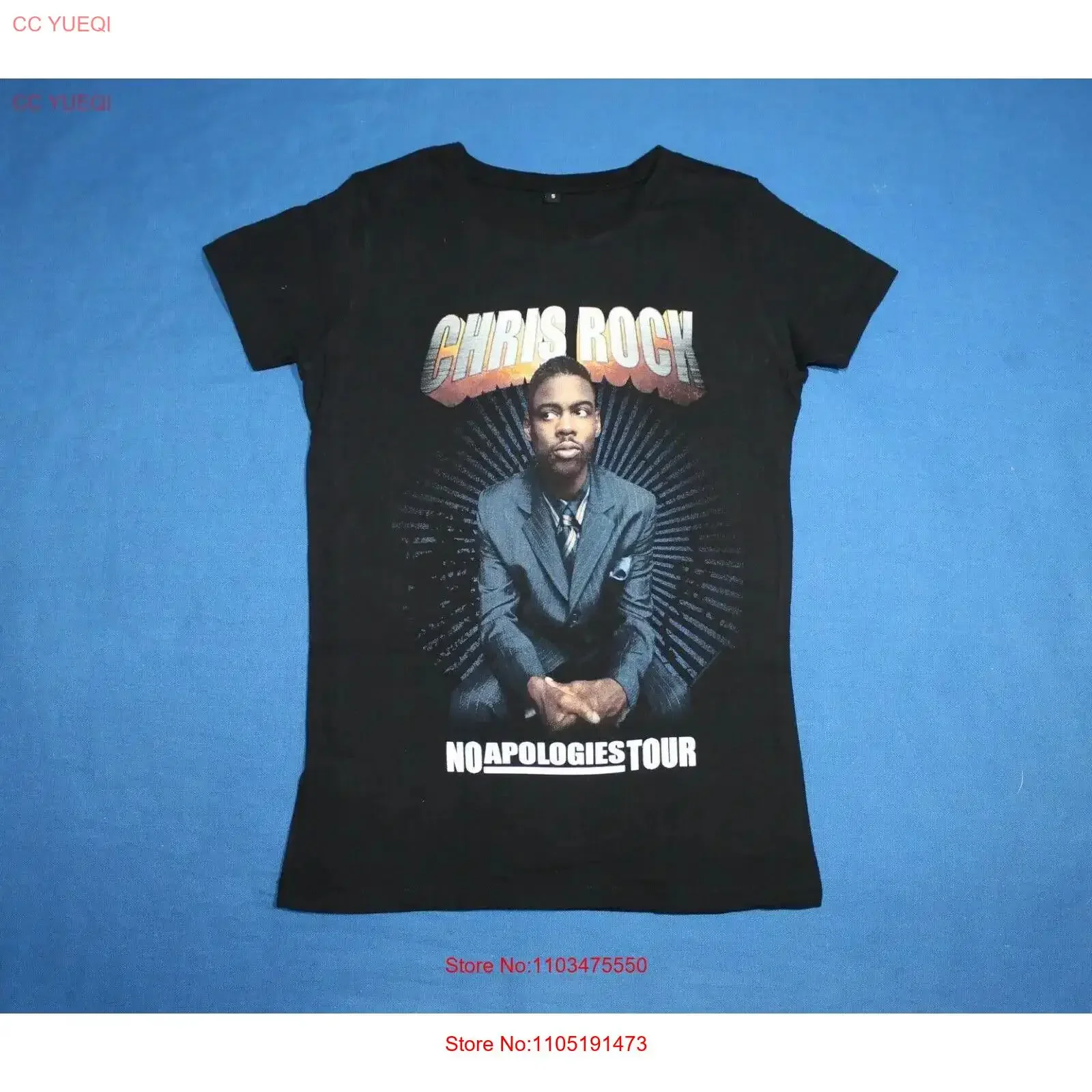 Y2K Chris Rock T Shirt No Apologies Tour 2008 Humor Stand Up Comedy Women's Small vintage Washed fashion designer clothes