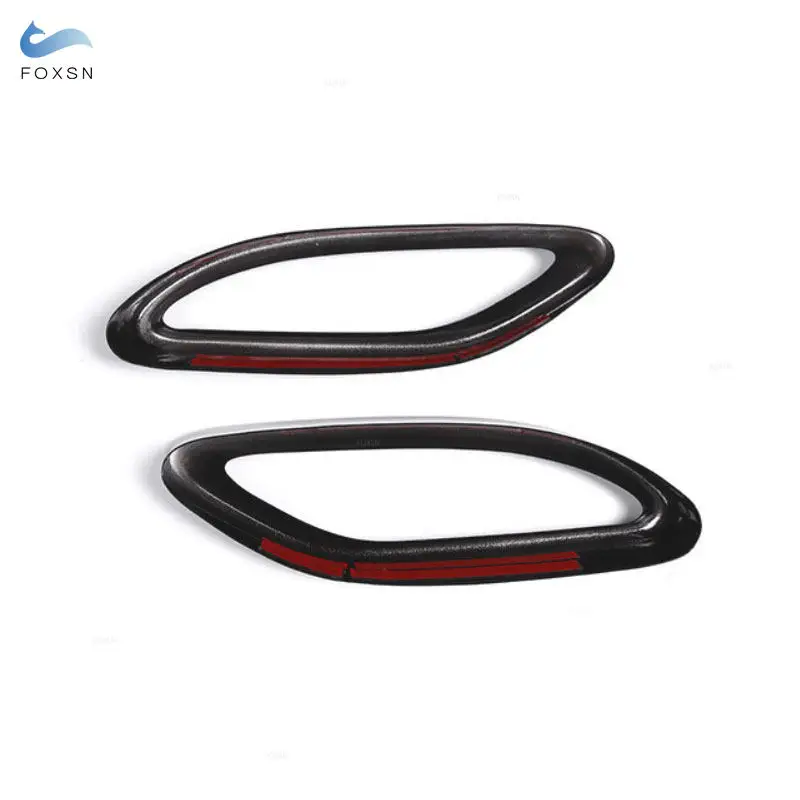 For Mercedes Benz B C E GLC CLA GLS GLE Class W246 X253 W205 W166 X166 W212 W213 C117 Car Tail Muffler Exhaust Pipe Cover Trim