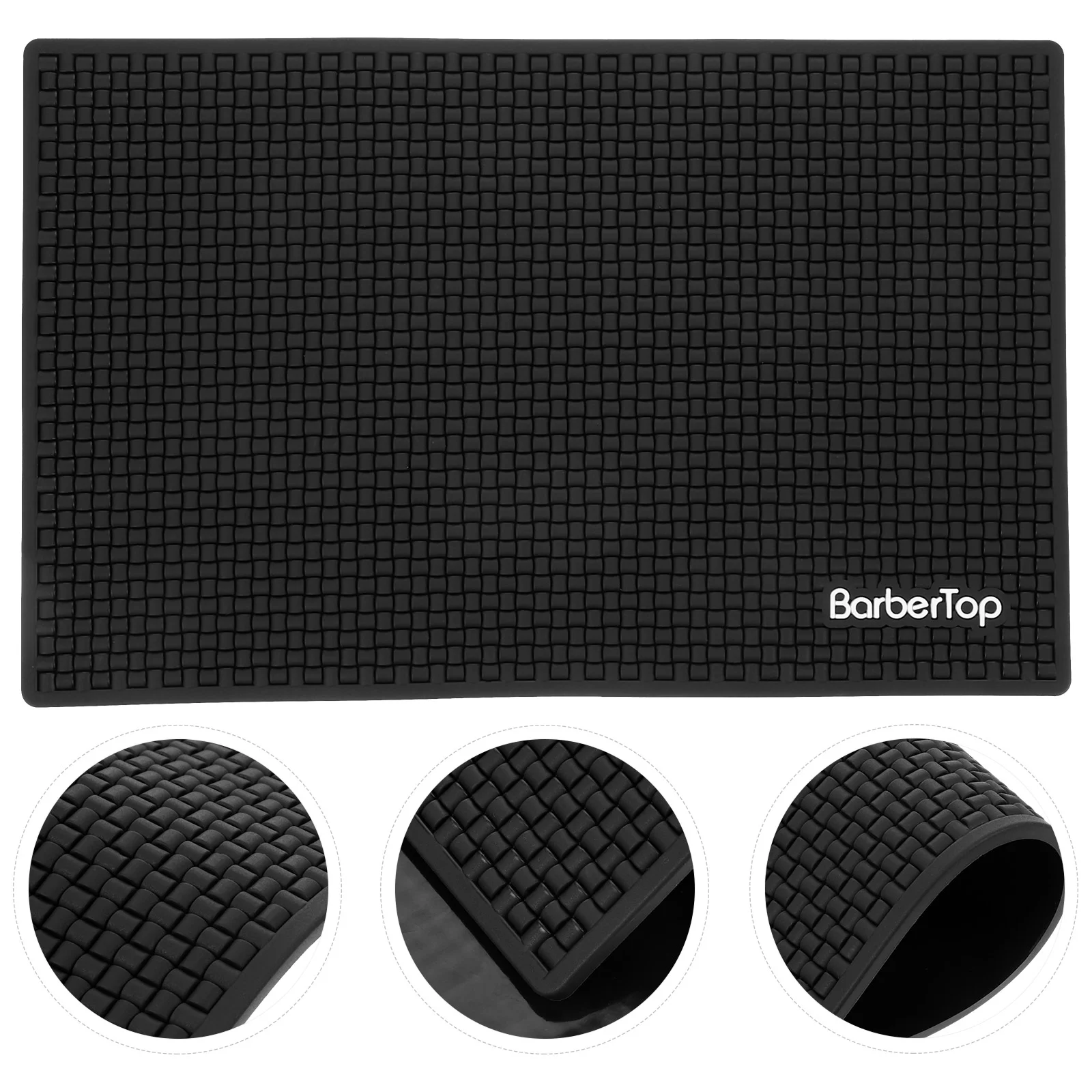 

Hair Tools Anti-slip Mat Salon Station Waterproof Pad Barber Organizer Silica Gel Mats for Clippers Man Silicone