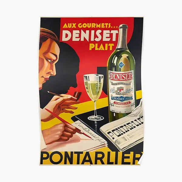 Deniset Pastis  Poster Decor Home Painting Decoration Modern Wall Print Mural Art Vintage Funny Picture Room No Frame