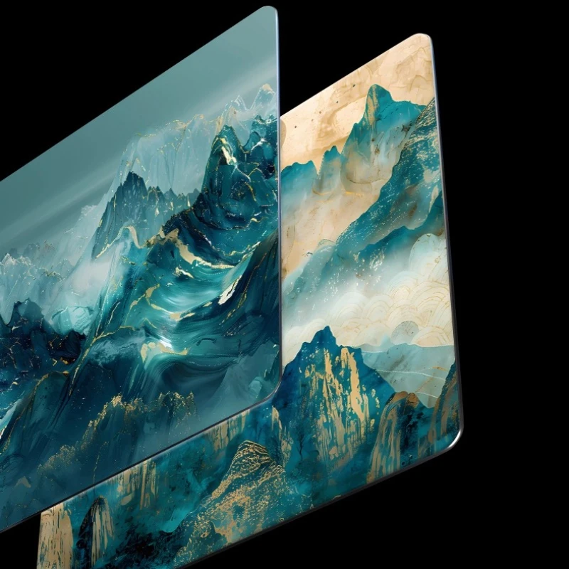 Extra Large Gaming Glass Mouse Pad Esports FPS Tempered Photovoltaic Glass Smooth Custom Optimized Crystal Mist Surface