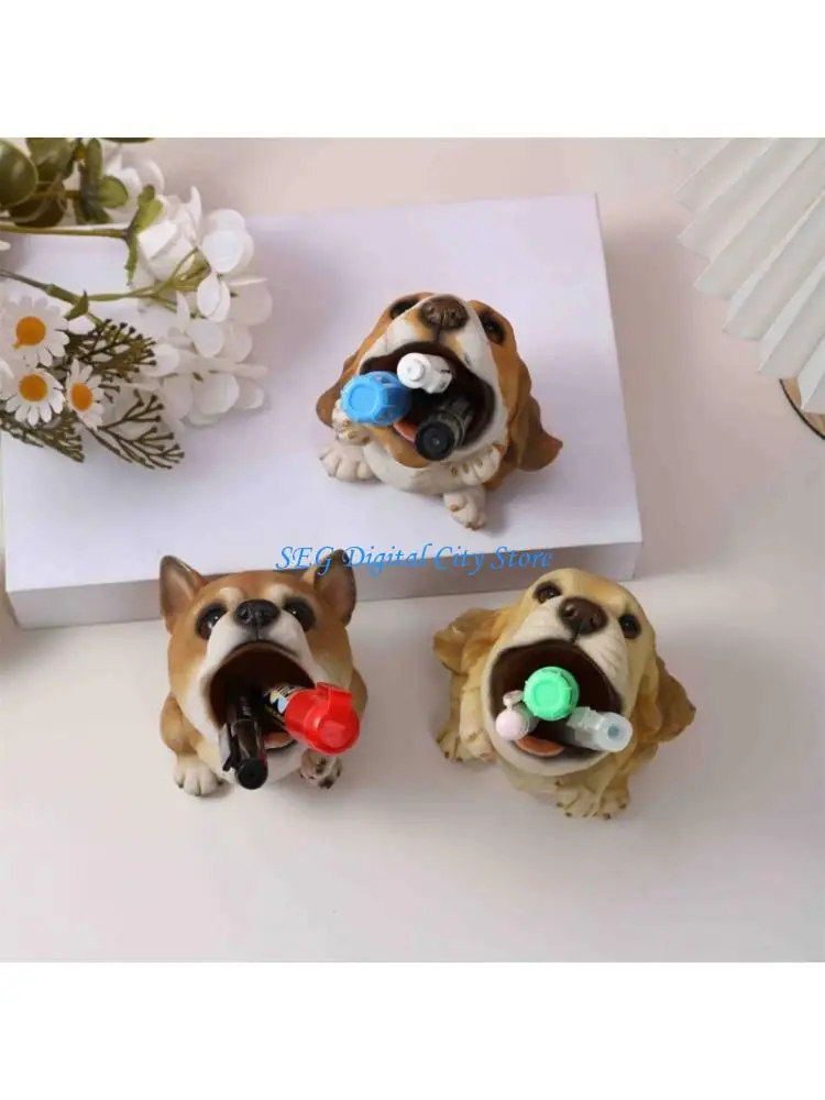 

U75B Dog Pencil Pen Holders Lovely Pencil Holders Makeup School Office Supplies for Students