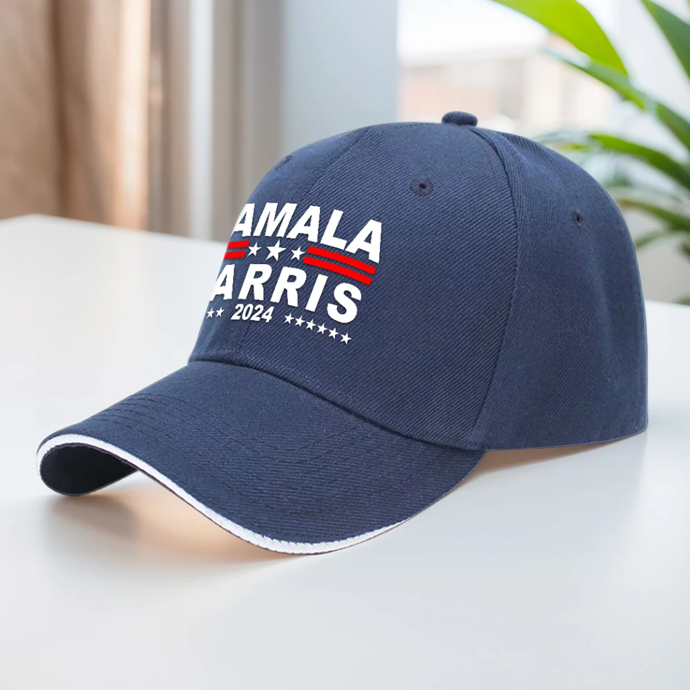 Nowa czapka z daszkiem Kamala Harris 2024 President American Flag Vintage Pro USA Czapka z daszkiem Uv Protection Solar Hat Czapka przeciwsłoneczna