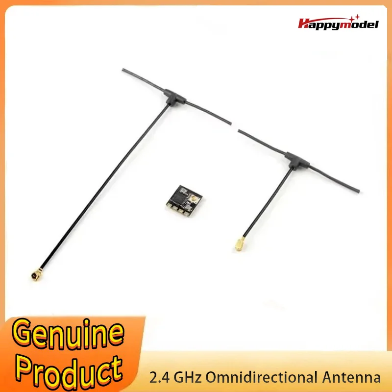 HappyModel ExpressLRS ELRS 2.4G RX SX1280 Nano Long Range Receiver PP EP1 EP2 RX 10X10mm for RC Airplane FPV Long Range LR4 LR7