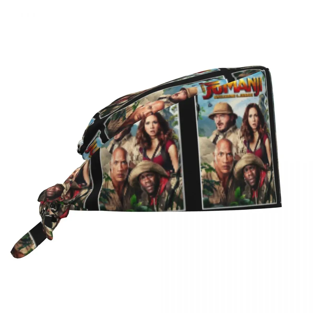 Gorro Quirúrgico Jumanji, Gorro de Trabajo para Médico, Gorro de Enfermería Ajustable para Hombres y Mujeres, para Dentistas
