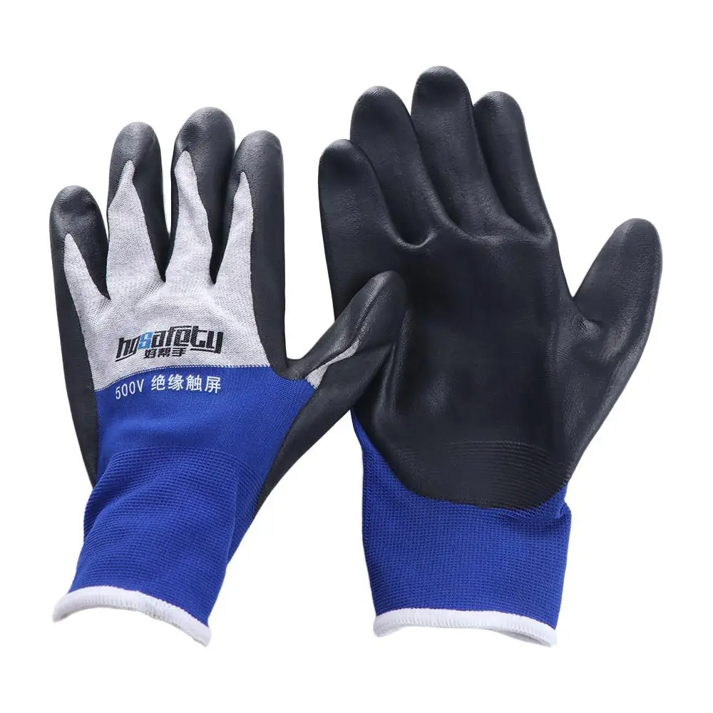 

Выдающееся напряжение 400 В/500 В, электроизоляционные перчатки, сенсорный экран, маслостойкие, антиэлектрические перчатки, безопасный нитрил