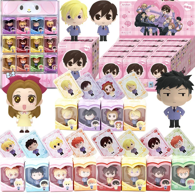 JANDOOM Ouran High School Host Club‌ Haruhi Fujioka Tamaki Suou Blind Box Toys Q Version Mini Anime Figure Rice Grain Doll Gifts