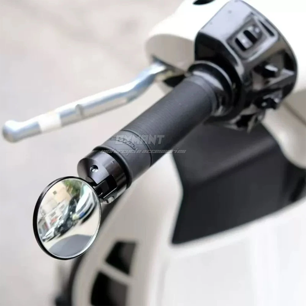 

7/8" 22mm CNC Motorcycle Rearview Mirrors Universal Clear Glass Scooter Bar End Handlebar Mirror Rear View Mirror Accessories