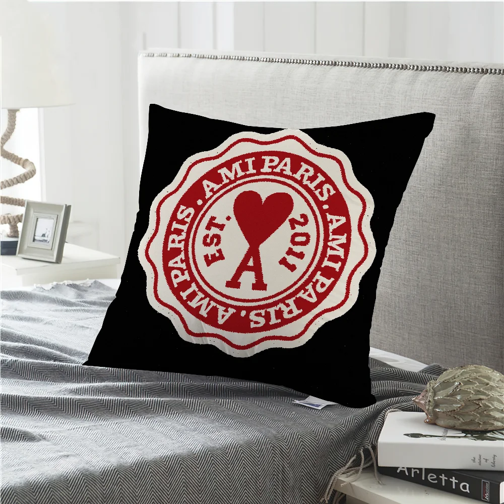 Luxury Ami Paris Design Pillow Case Sofa Decorative Home Printing Cushion Cover