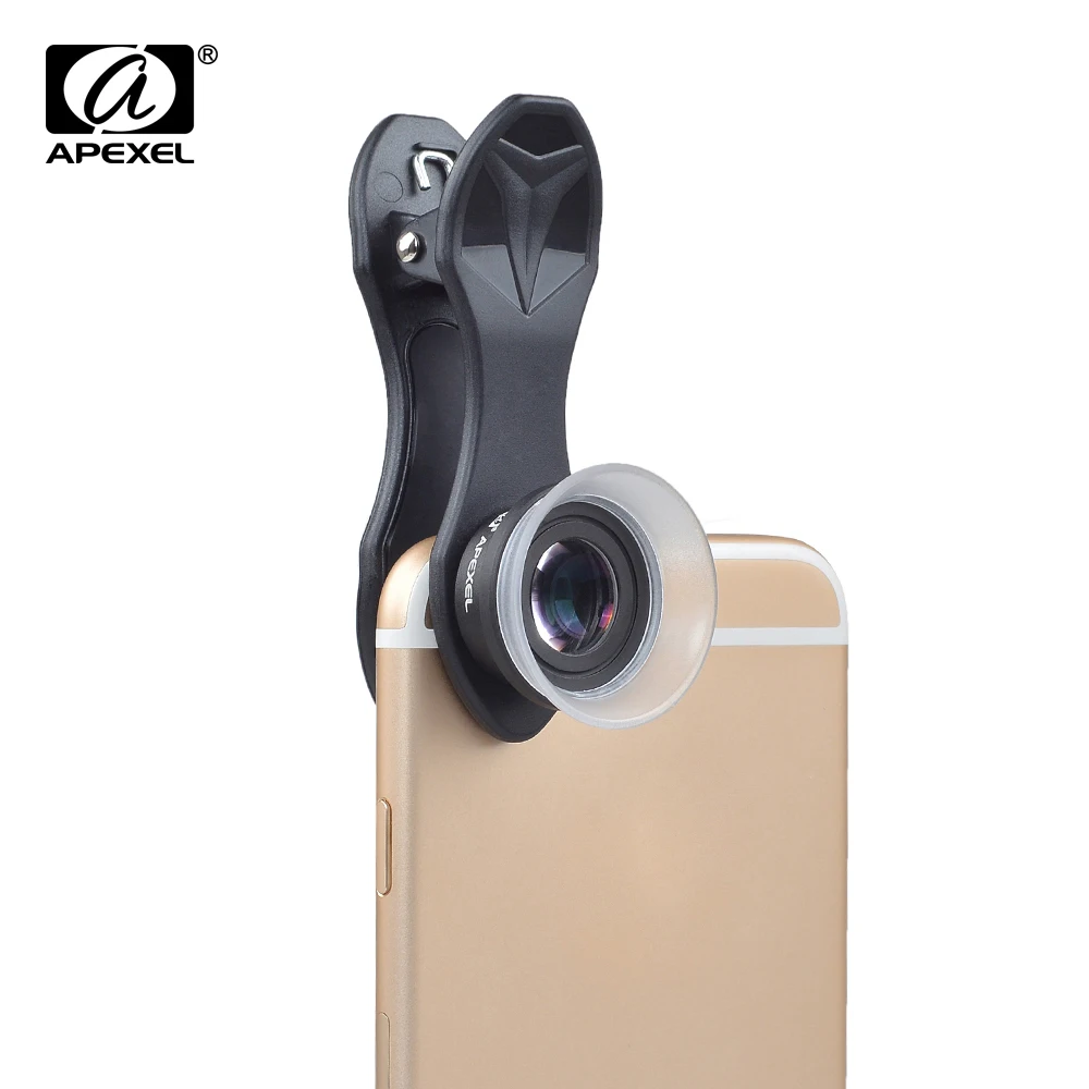 

APEXEL Professional photography Macro Lens HD 12X-24X macro mobile phone lens for iPhone 6 7 Xiaomi Android IOS smartphone HD18X