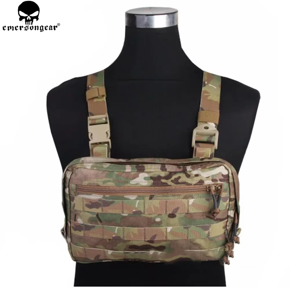 Emersongear Bolsa Pecho Táctica MOLLE Multicam - imagen 3