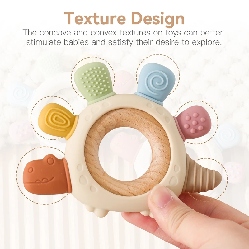 The Baby Silicone Back Spiny Dinosaur Toy Is A Chubby Little Dinosaur With Soft And Cute Spines On Its Back Made Of Silicone