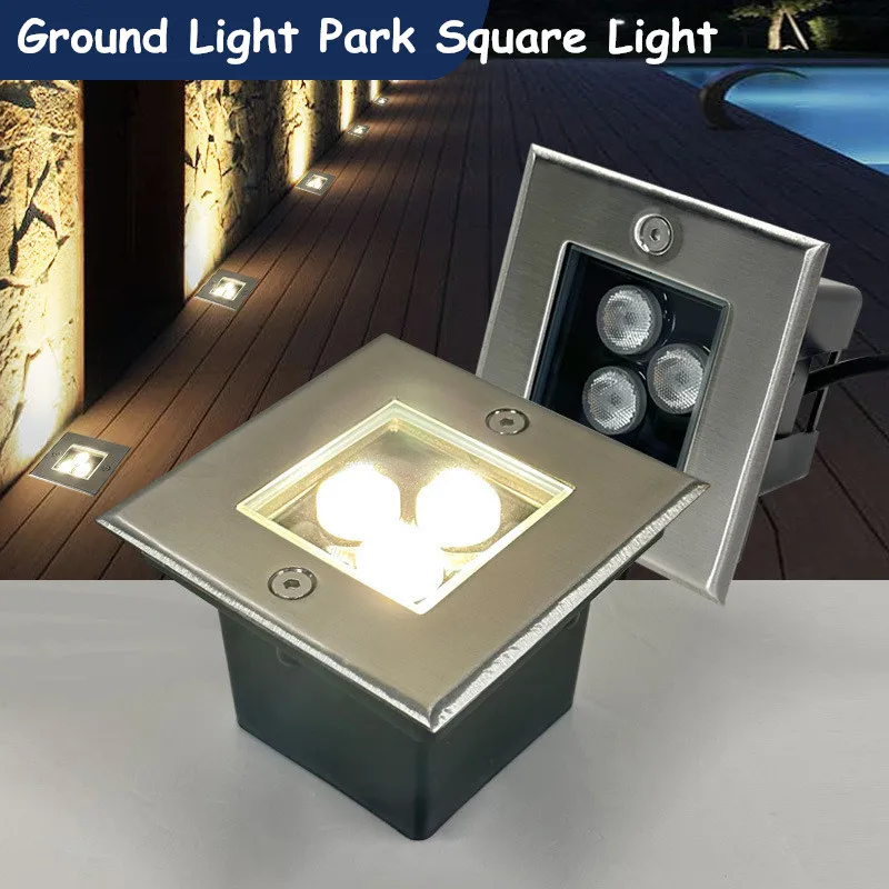 

Floor Lights Garden Lighting Outside Outdoor Led Spot Recessed Terrace Deck Light Stairs Lighting Step Lamp 12V Led ground Lamps