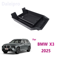 For BMW X3 G45 2025 Center Console Organizer Tray Armrest Storage Box Layered Storage Box Tidying Car Interior Accessories