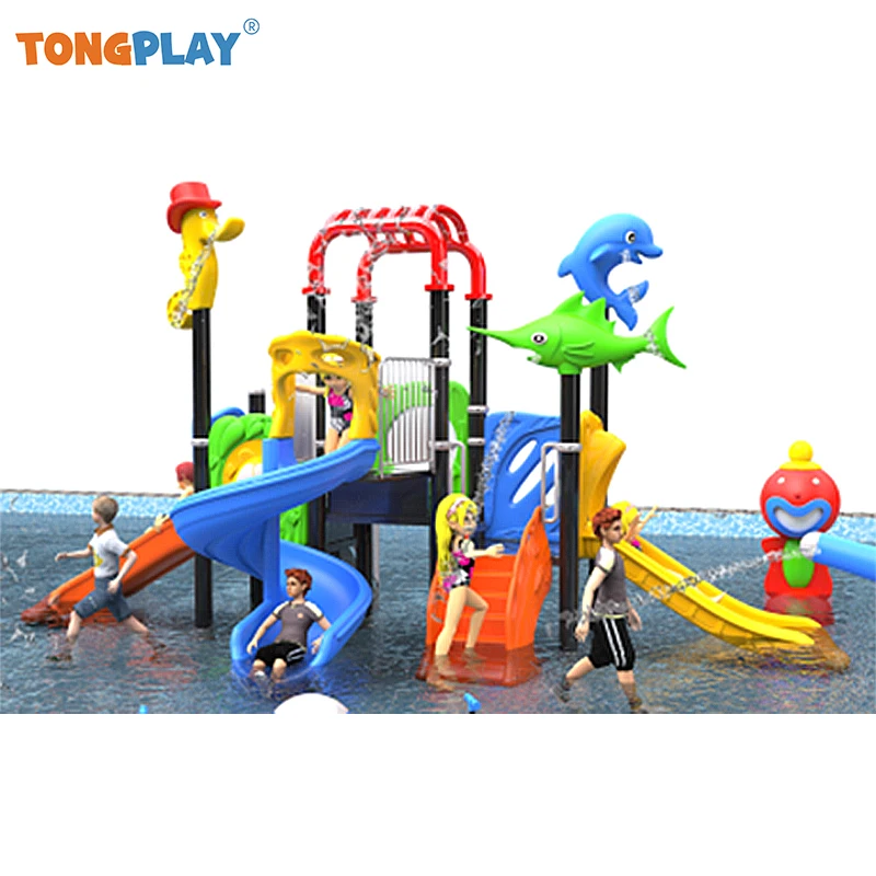 

Water Playground Equipment Plastic Outdoor Playground Manufacturer Children Playground Water Park Slide for Sale