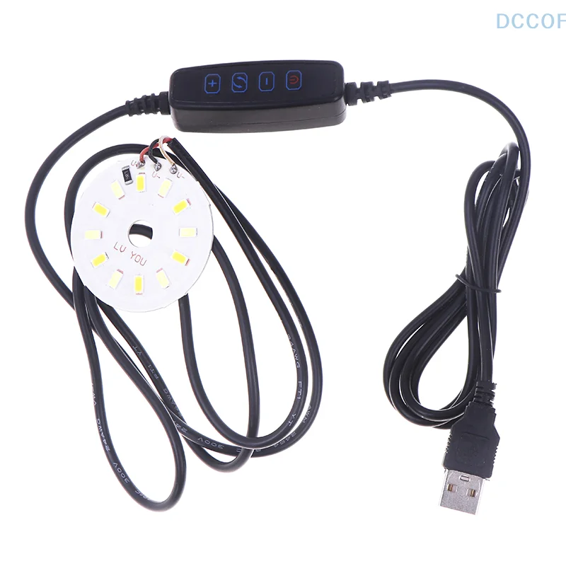 1 stks DC 5 V 1 W 3 W 6 W 10 W LED Licht Online Schakelaar Dimmen Controller Met 2 m Kabel USB Plug Licht Board