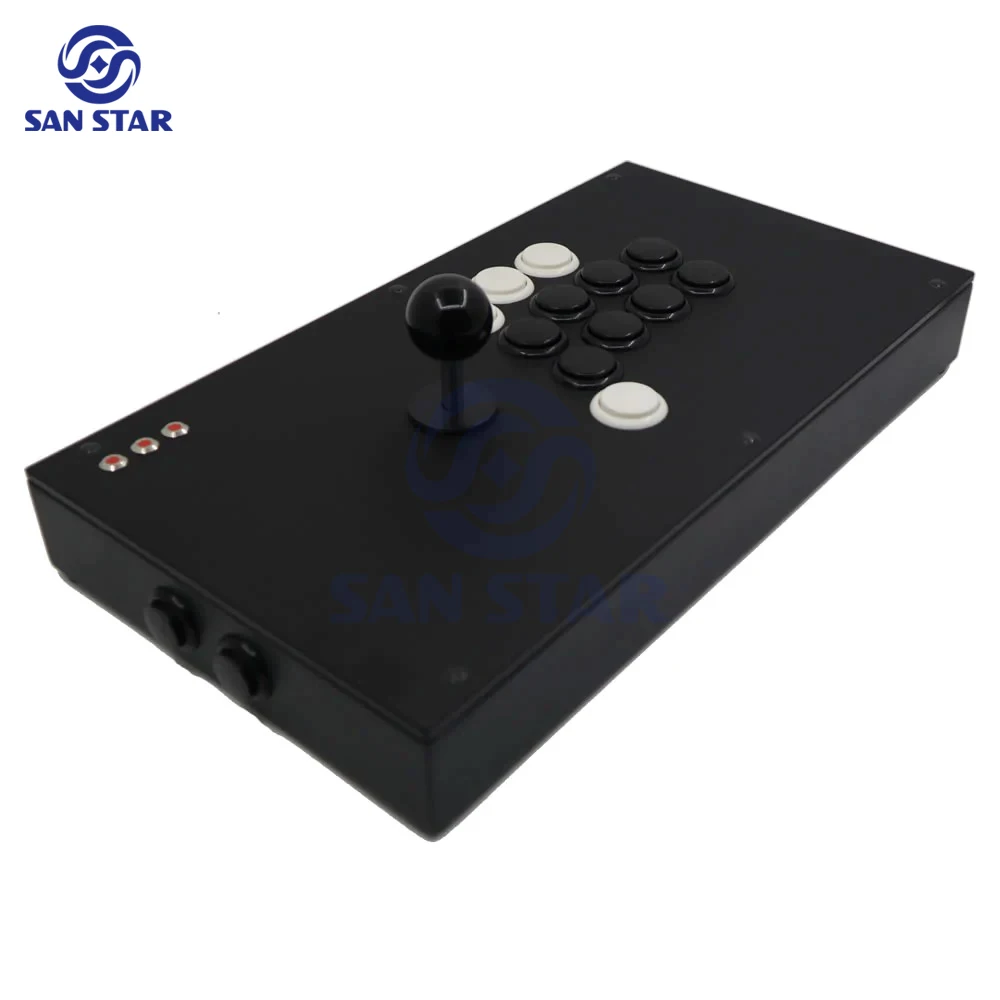 FightBox M8 Stick Macro Recording Arcade Zero Delay SANWA Joystick 30M Button Game Hitbox Controller For PC/PS3/Switch