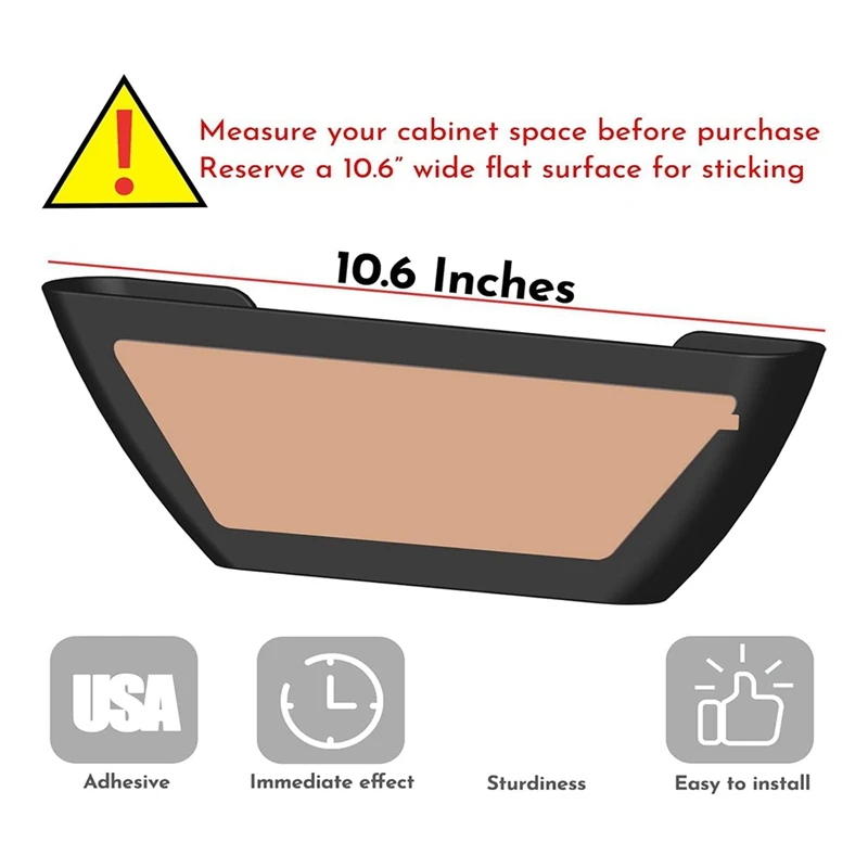 4PCS Universal Pot Lid Organizer For Cabinet Pan Lids Organizers Wall Mount Pots Top Storage Organizer Rack Holder