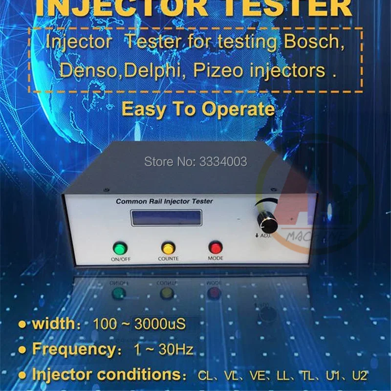 AM-CRI200 common rail piezo injector tester for BOSCCH DENSSO DELPHII CATT SIMMENSS