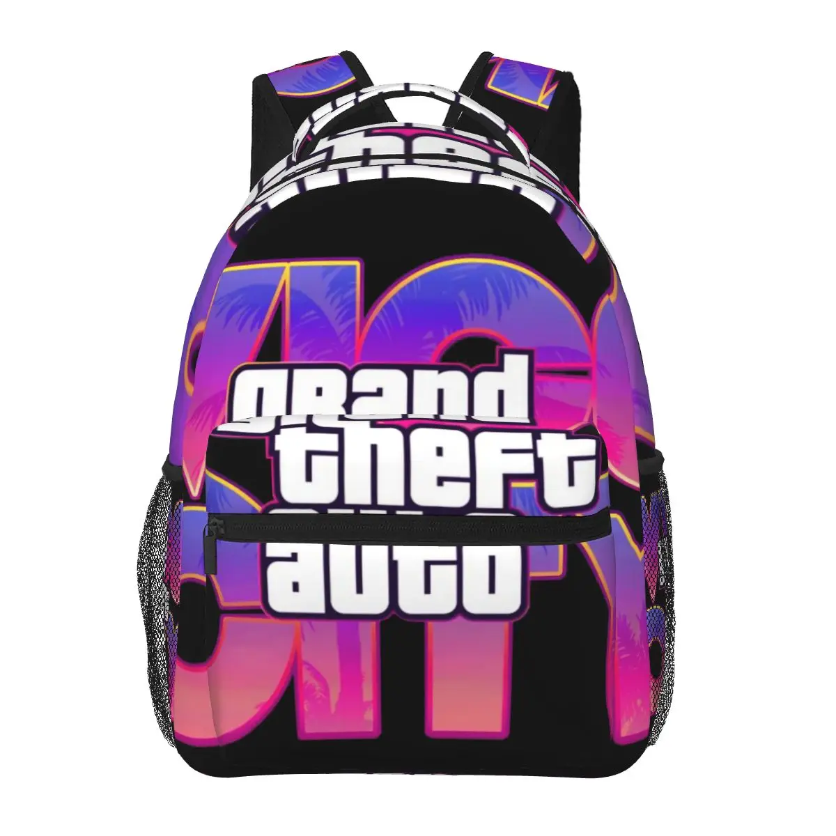 

Ugtxmr0 - Grand Theft Auto Vice City Casual Backpack Unisex Students Leisure Travel Computer Backpack