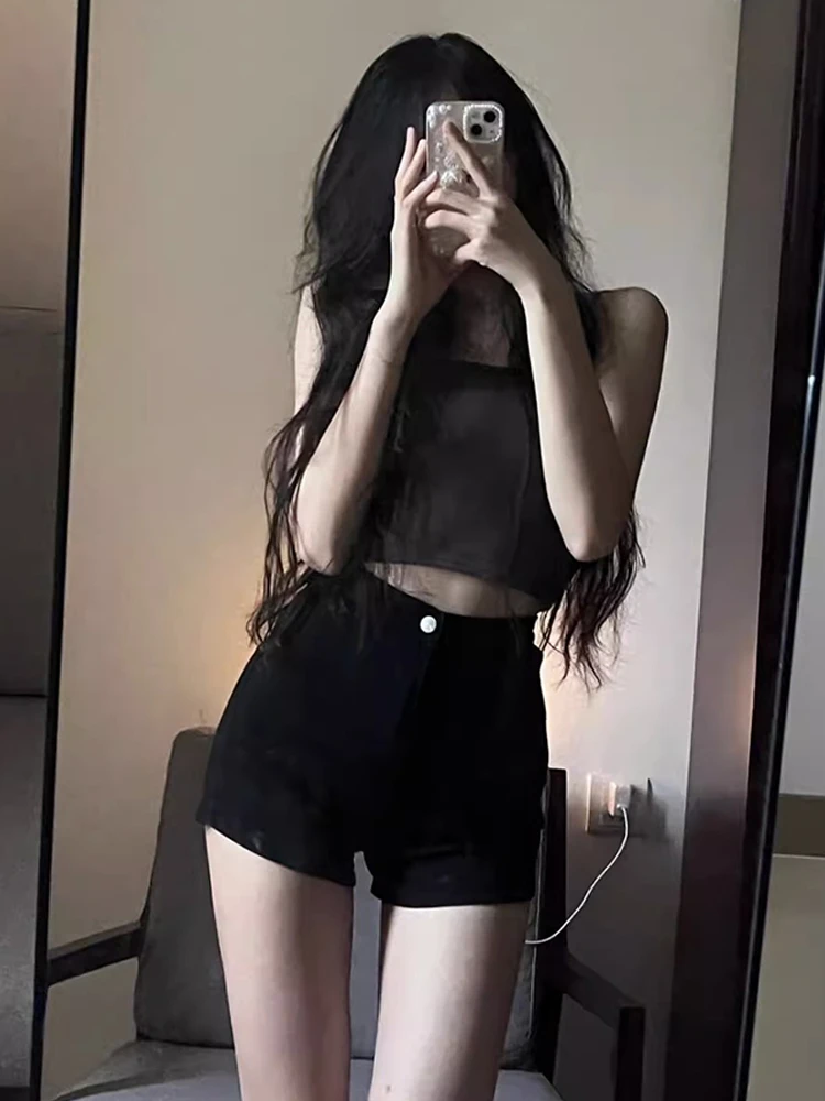 Dżinsowe szorty z wysokim stanem damskie letnie wyszczuplające obcisłe seksowne szorty z wysokim stanem dla dziewczyn