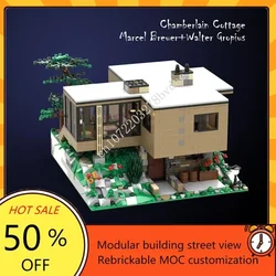 1694PCS Chamberlain Cottage Modular MOC Creative street view Model Building Blocks DIY Education Assembly Model Toys Gifts