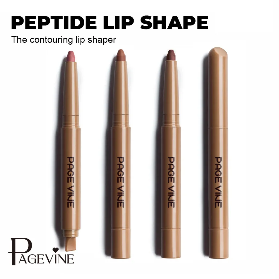 Merk Huid Peptide Lip Vorm Pen Lip Liner Langdurige Lip Tint Potlood Pen Make-Up Lippenstift Poeder Blusher Gloss Rouge Make-Up