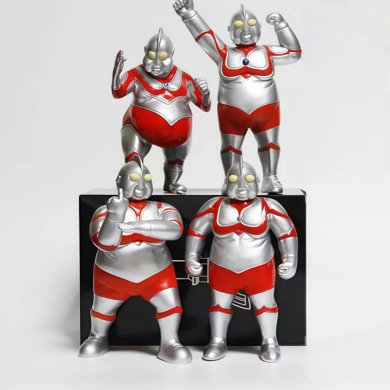 

Ultraman Anime Kawaii PVC Doll Model 18cm Funny Cosplay Decoration Gift for Children Obesity Gk Collectible Toy