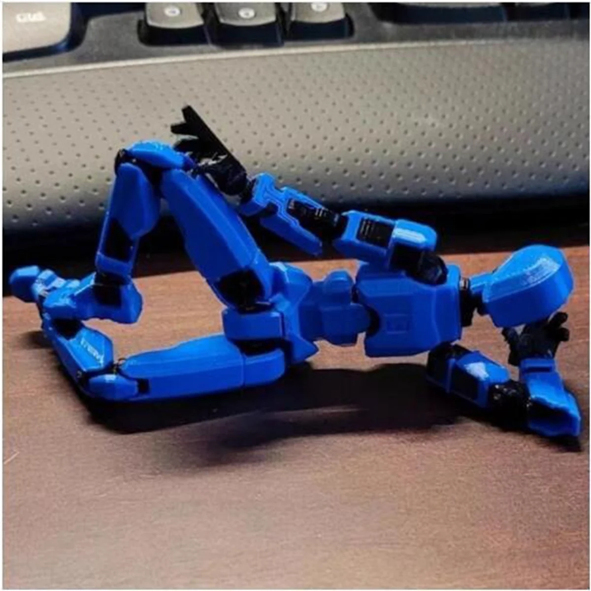 Robotactiefiguur, 3D-geprint met volledige articulatie voor Stop Motion-animatie