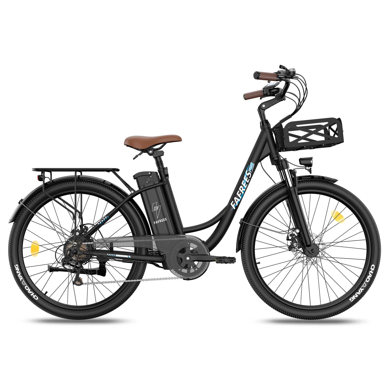 Fafrees F26 Lasting Elektrische Fiets voor Volwassenen, 26 inch City E-bike met 36V 20.3Ah Uitneembare Batterij