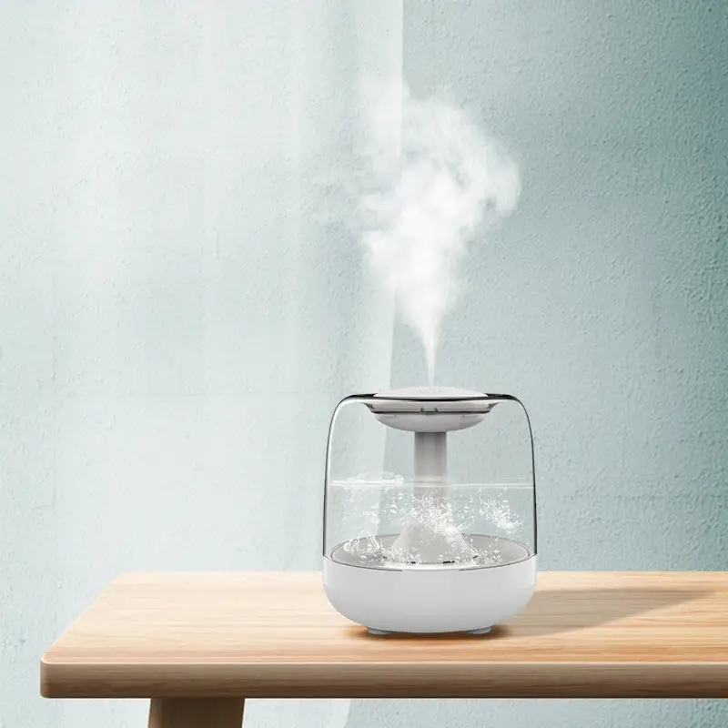 Air Humidifier 440ML Transparent Water Tank Scent Diffuser Nano fine mist atomizer Essential oil Mist Maker 7 LED light Mute