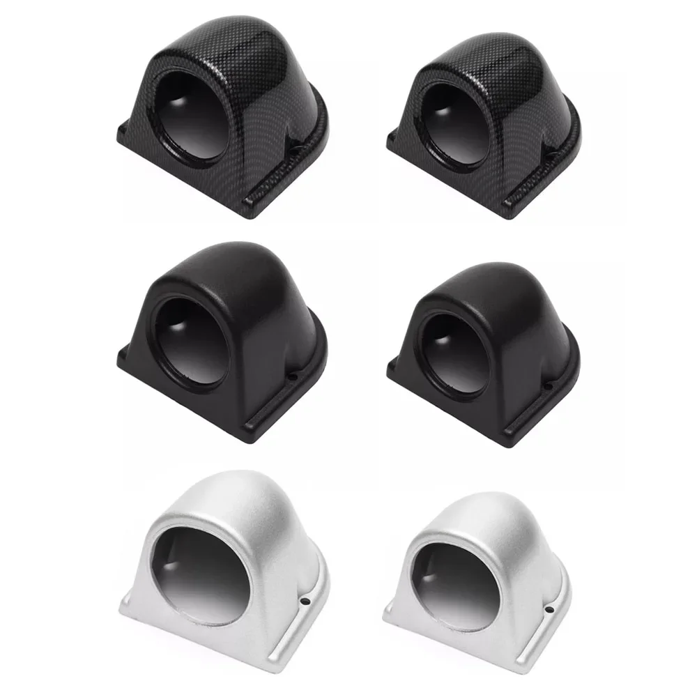 Car Gauge Pod Holder 52mm 1 2 3 Hole Shiny Matte Carbon Black Universal Auto Parts