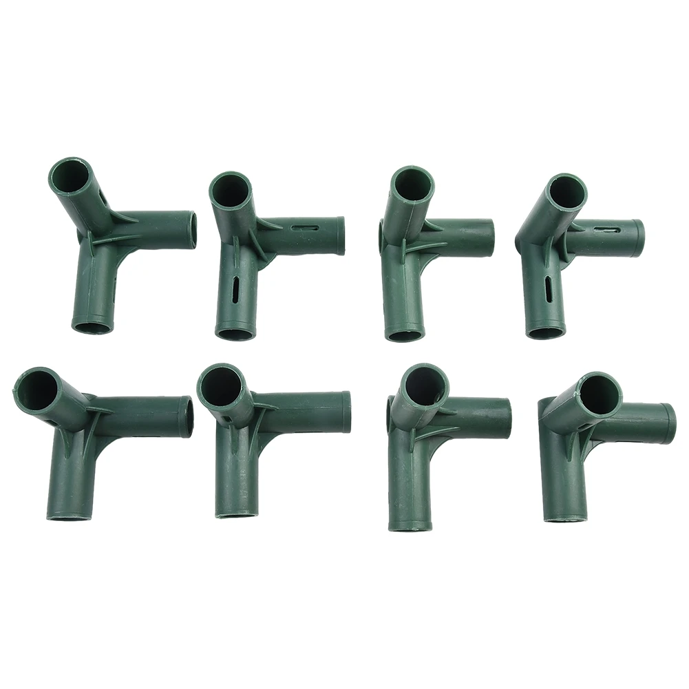 

8pcs Pipe Fitting Gardening Bracket Joint 19mm 4 Types Fittings Greenhouse Awning Bracket Joint Connectors For Plant Stakes