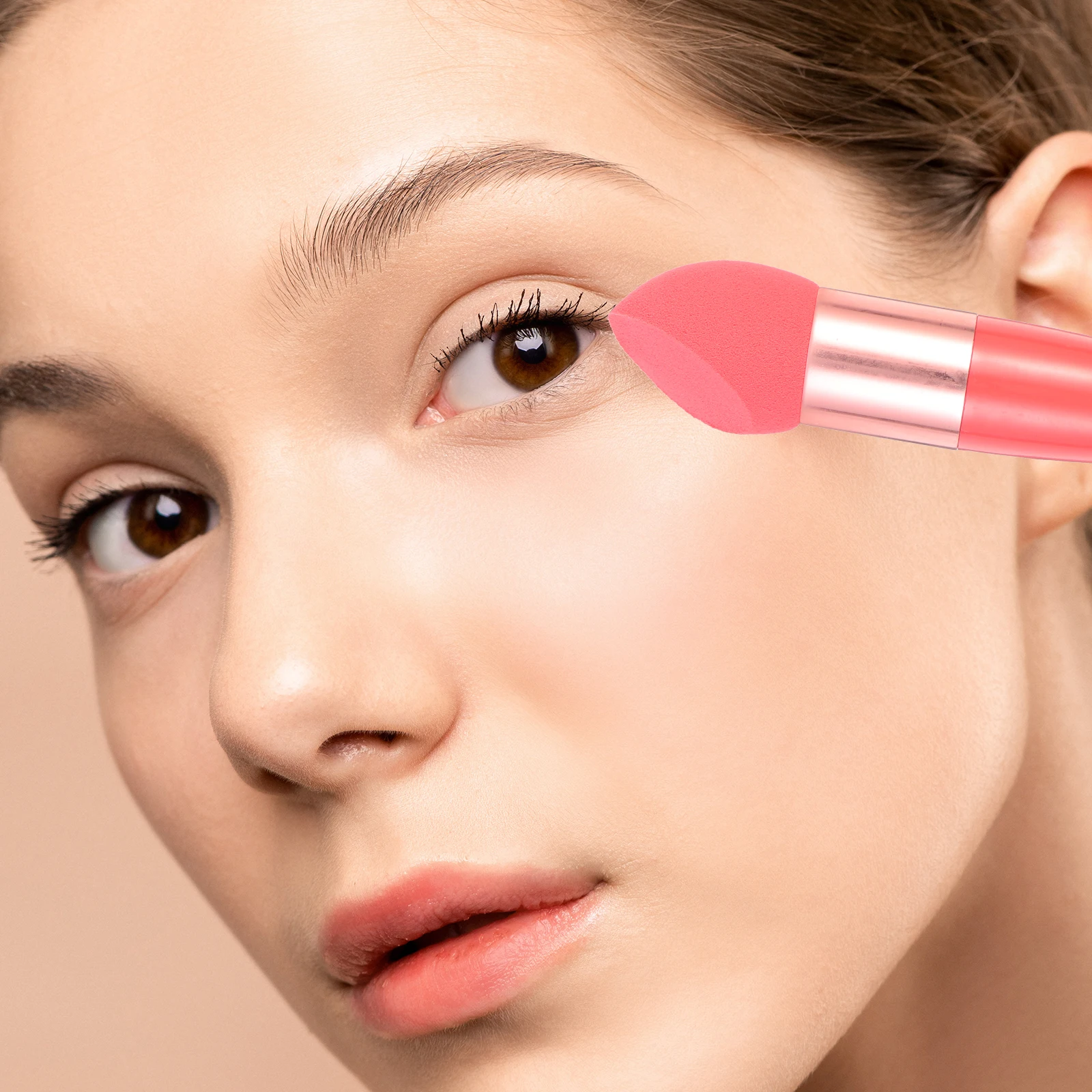 

3 Pcs Beauty Pen Set Sponges Makeup Brushes and for Face Tools Emulsion Handheld Pens Travel